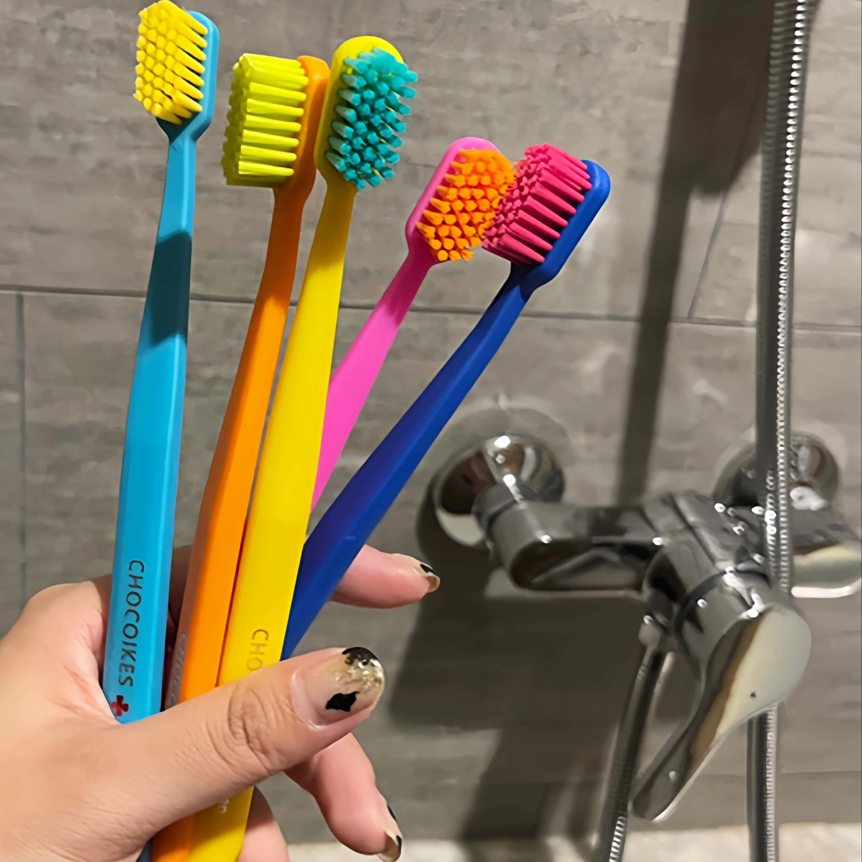 Bamboo Toothbrush Set - 5 paquets de brosses à dents