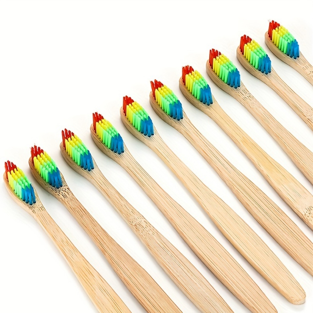Bamboo Toothbrush Set - 2 brosses à dents portables en