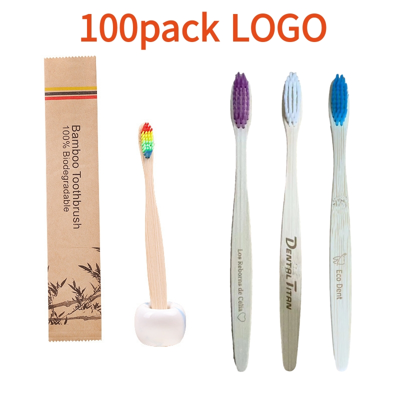 Bamboo Toothbrush Set - Brosse à Dents en Bambou avec