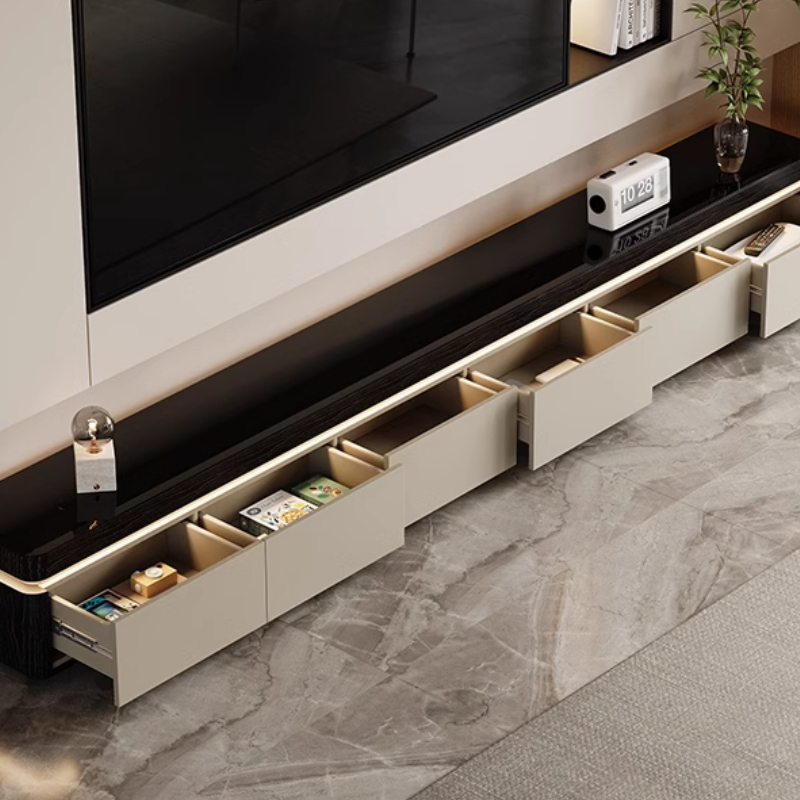 Sustainable Living Home - Meuble TV permettant d'économiser des matériaux