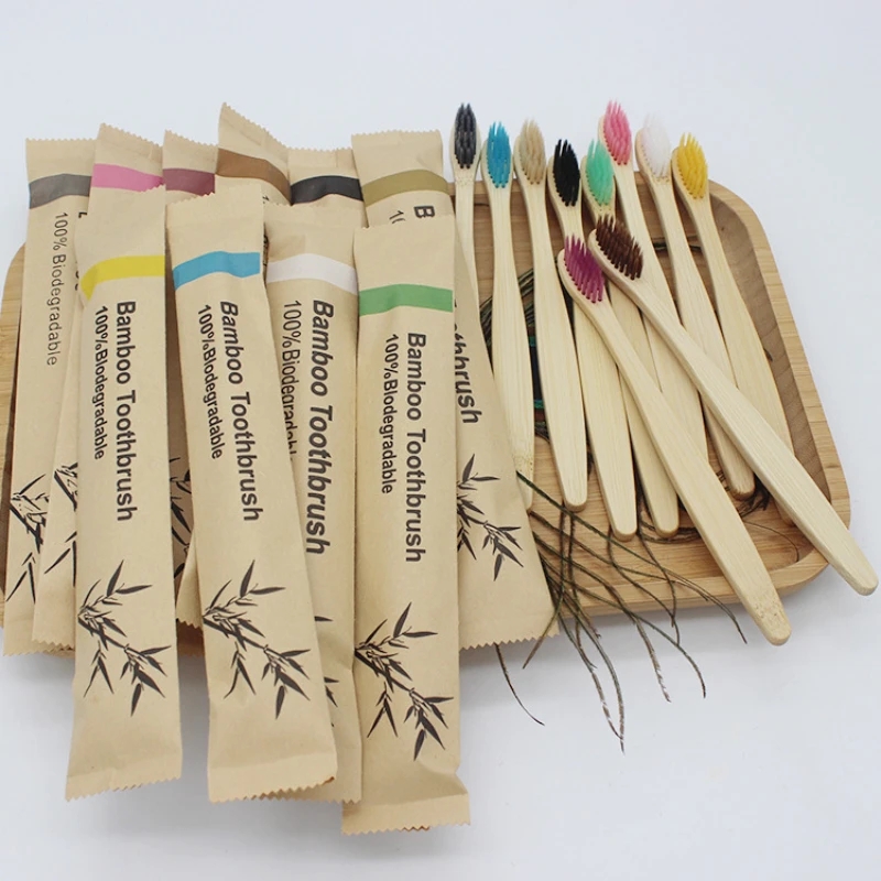 Bamboo Toothbrush Set - Brosses à dents en bambou 100