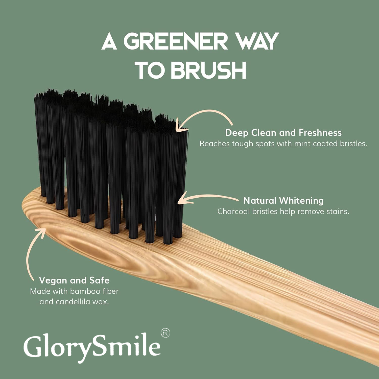 1/4 brosses à dents en bambou  - Bamboo Toothbrush Set avis et prix