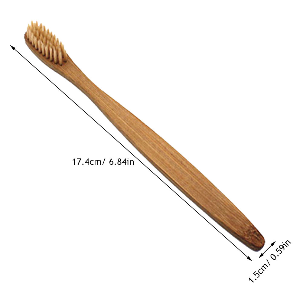 8 brosses à dents en bambou à  - Bamboo Toothbrush Set avis et prix