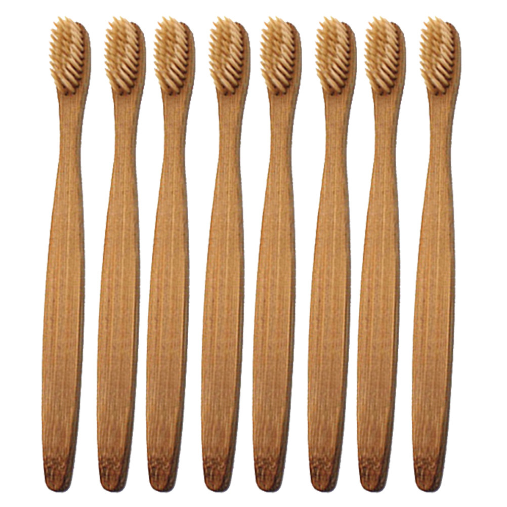 8 brosses à dents en bambou à  - Bamboo Toothbrush Set avis et prix