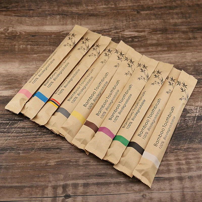 Couleur aléatoire 5/10 pièces  - Bamboo Toothbrush Set avis et prix