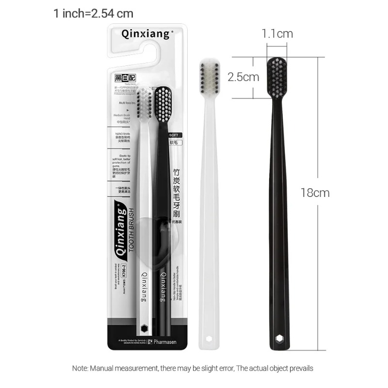Lot de 2 à 10 brosses à dents  - Bamboo Toothbrush Set avis et prix